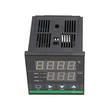 Imagem de Controlador Digital de Temperatura e Umidade, Sensor Inteligente Flexível de Umidade de Temperatura 72x72mm para Agricultura Industrial para Controle de Depósito de Grãos