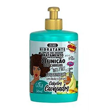 Imagem de Creme Pentear Gota Fortalecimento Cabelo Cacheados 320Ml, Gota Dourada