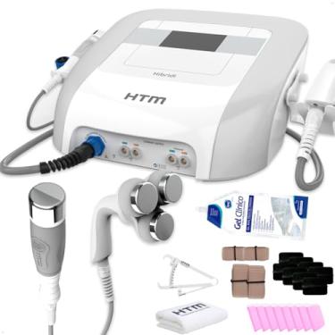 Imagem de Kit Hibridi Aparelho Ultrassom + Aplicador Facial de 5MHz - HTM