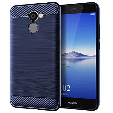 Imagem de Capa HUAWEI Enjoy 7 Plus, toque macio, proteção total, anti-arranhões e impressões digitais + capa resistente a arranhões para celular Huawei Enjoy 7 Plus
