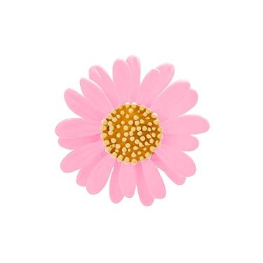 Imagem de Lindo broche de margarida, broche de lapela de terno de girassol de planta, broche de decote de vestido de flor de sol branco amarelo para mulheres meninas homens presentes, Liga de aço, Liga metálica.