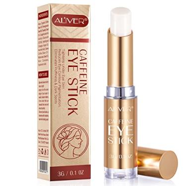 Imagem de Bastão de cafeína para os olhos, creme para olhos com cafeína, bastão clareador para olheiras, creme para olhos antienvelhecimento, produtos de tratamento para os olhos para linhas finas, bolsas, rugas, inchaço 3 g