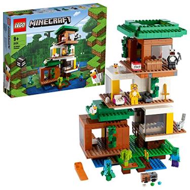 Imagem de LEGO® Minecraft™ A Casa da Árvore Moderna 21174 Kit de Construção (909 peças)