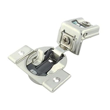 Imagem de Blum Dobradiça de armário 39C355B.20x25S 3,17 cm com sobreposição macia, aço niquelado, acabamento em níquel (pacote com 25)