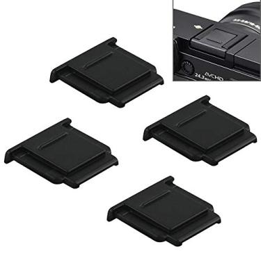 Imagem de 4 peças de capa protetora de sapata para câmera Sony A1II A7CR A7CII A7R V A7 IV III A7S III II A7S A9III II A6700 A6600 A6500 A6400 A6300 ZV-E10 II ZV-1II ZV-E1 ZV-1F ZVE. 10 RX1 0 IV III Substitui