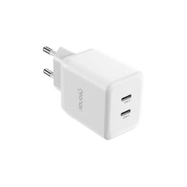 Imagem de Carregador de Tomada Universal Geonav Turbo Duo CH35PDWT 35W para Celulares e Dispositivos Eletrônicos