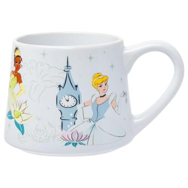Imagem de Disney Princess Icon Sparkle Line Up Caneca de cerâmica cônica de 400 ml
