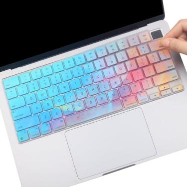 Imagem de Capa de teclado para Apple MacBook Pro 2024-2023 35.6 cm 40.6 cm M4 M3 M2 M1 Pro/Max A2442 A2779 A2918 A2992 A2485 A2780 A2991, MacBook Air 34.5 cm 3885 0,9 cm (0,9Acessórios protetores de pele 3 M2