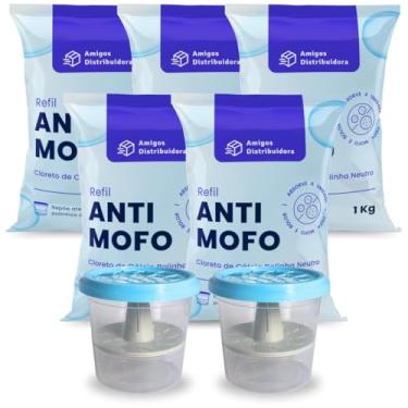 Imagem de Antimofo Bolinha 5kg + 2 Potes Anti mofo130g Amigos Distribuidora