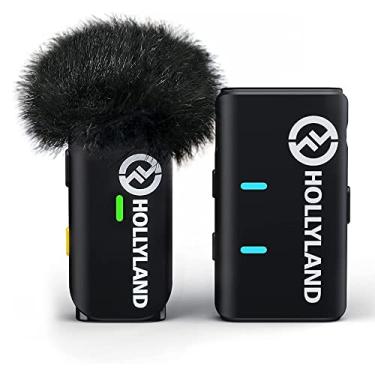 Imagem de Sistema de Microfone Lapela Sem Fio Hollyland Lark M1 para 1 Pessoa Cancelamento de Ruído HearClear Plug and Play Transmissão até 200M Ideal para Gravações e Entrevistas - No Brasil.