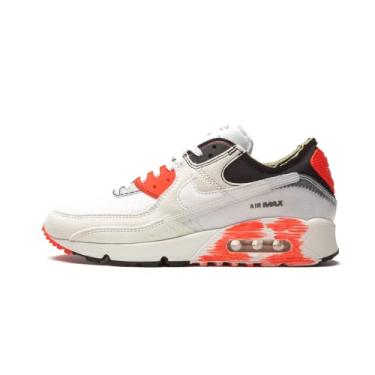 Imagem de Nike Mens Air Max 90 DC7856 100 Archetype - Crimson Brilhante - Tamanho 8.5