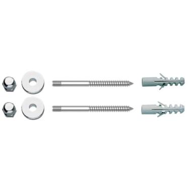 Imagem de Conjunto Com 2 Parafusos Para Bacia Com Bucha 10mm