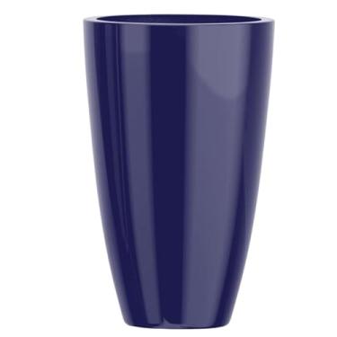 Imagem de Vaso Plantas Decorativo Fibra De Vidro Grande 70cm Roma M (Azul Noturno)