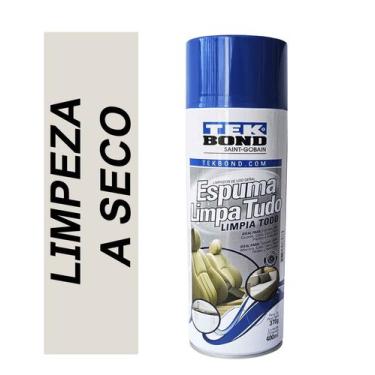 Imagem de limpador de carpete couro ou tecido limpa tudo tekbond 400ml