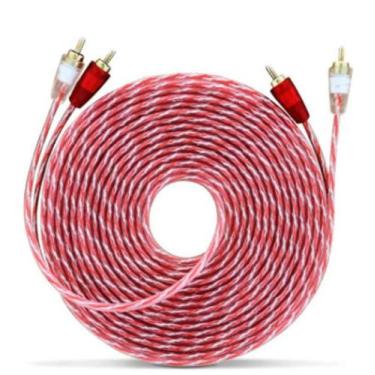 Imagem de Cabo Rca Stetsom Bronze com 5 Metros plug de metal bonito - A.R Varied