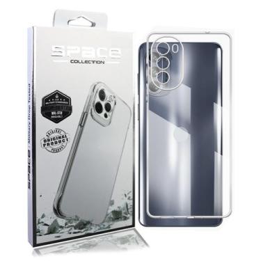 Imagem de Capa Capinha Case Space + Película De Privacidade Compatível Moto G62 