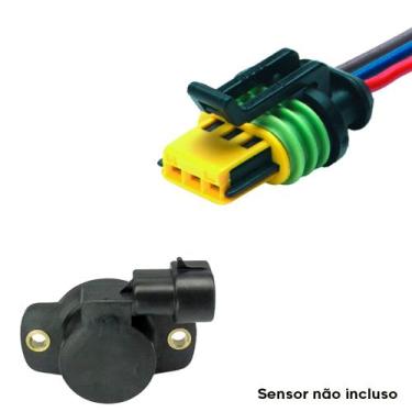 Imagem de Chicote Plug Sensor Posição Borboleta Tps Gol Ap 1.6/1.8/2.0 - Rainha 