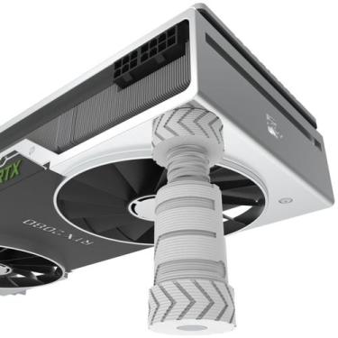 Imagem de Suporte Vertical De Placa De Vídeo de 5 cm a 8 cm - ARTBOX3D,  Branco