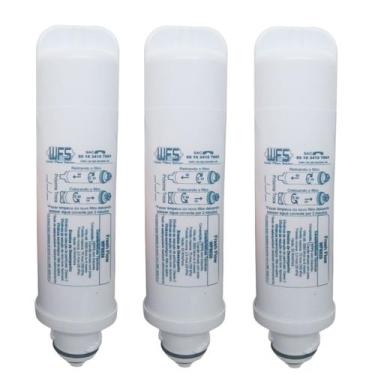Imagem de Kit 3 Refil Filtro Para Purificador Água Midea Sensia E Liva Equivalen
