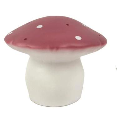 Imagem de Luminária Abajur Infantil Cogumelo Rosa Cereja Média Egmont Toys