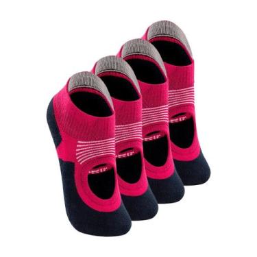 Imagem de Kit 4 Pares de Sapatilhas Antiderrapante Pilates Lupo 3286-002 - Genér