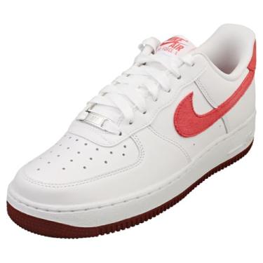 Imagem de Nike Tênis feminino Air Force 1 Low Branco/Team Red/Dragon Red/Adobe, tamanho 36