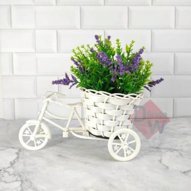Imagem de Vaso Bicicleta Miniatura com Arranjo de Flores - Decoração - Melhores 