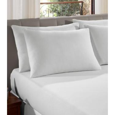 Imagem de Fronha Avulsa Premium Fio Penteado Lisa Vivaldi Branco, UN, Branco