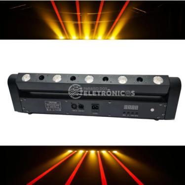 Imagem de Laser Beam Ribalta Moving 9 Led Globo Jogo De Luz Para Palco CYL5866