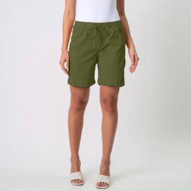 Imagem de Bermuda Jogger Jeans Confort Colors Com Elástico na Cintura - Bloom, V