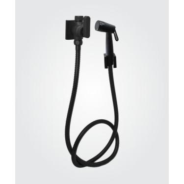 Imagem de Ducha Higiênica com Derivação Dom Color Preto Fosco - Perflex