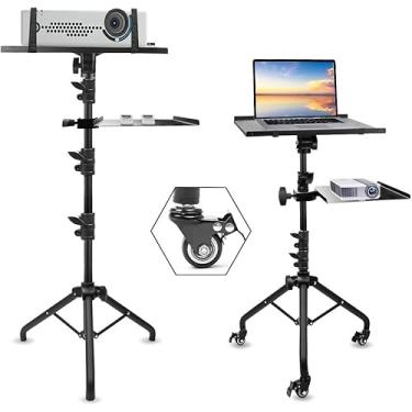 Imagem de Suporte Projetor, Suporte para Projetor, Tripé Portátil para Laptop, Altura Ajustável Suporte Projetor, Tripé para Projetor, Suporte Projetor para a Maioria Dos, Suporte Tripé Altura Ajustável