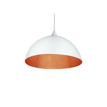 Imagem de Luminária de Teto Pendente Brooklyn E27 - Taschibra, Branco