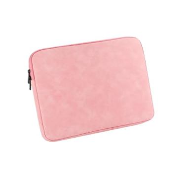 Imagem de Megoo Capa macia para laptop de 14 polegadas para Samsung Galaxy Tab S9/S8, Surface Laptop 7/6/5/4/Studio, Surface Book, bolsa de couro PU resistente à água à prova de choque para notebooks de 34.3