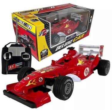 Imagem de Carrinho de Corrida Fórmula 1 com Controle Remoto Deluxe Car F1 Vermel