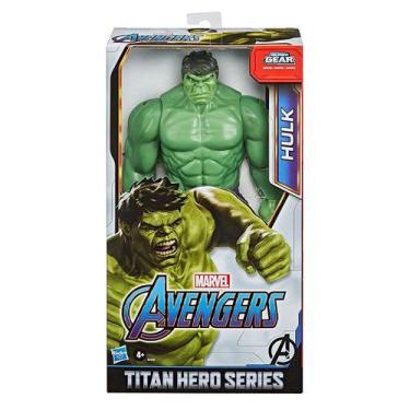 Imagem de Boneco Marvel Avengers Titan Hero Deluxe Hulk Blast Gear E7475 - Hasbr