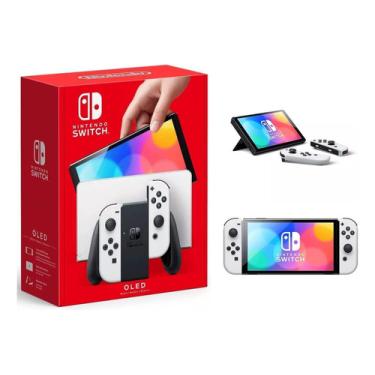 Imagem de Nintendo Switch Oled - Branco (64 Gb) Nintendo switch oled - branco