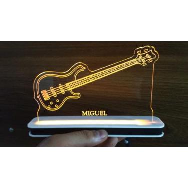 Imagem de Luminária Decorativa com LED Contrabaixo Strinberg - Hobbies do Ofício