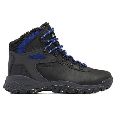 Imagem de Columbia Newton Ridge Plus Omni Heat Tênis de caminhada feminino, Safira preta/escura, 6