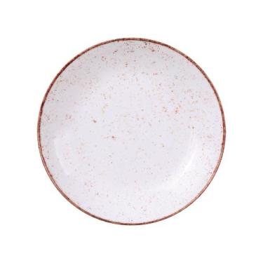 Imagem de Prato Fundo Tramontina Rustico Marrom MaxForce Porcelana 25cm