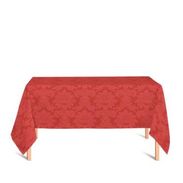 Imagem de Toalha de Mesa Retangular em Tecido Jacquard 100% Poliéster Medalhão V