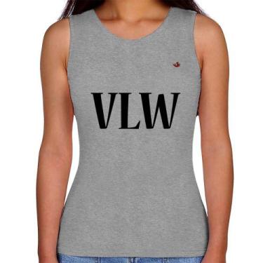 Imagem de Regata Feminina VLW - Foca na Moda, Cinza, GGG