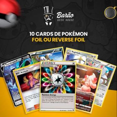 Imagem de ORIGINAL - Pacotinho com 10 cartas BRILHANTES Pokemon - COPAG