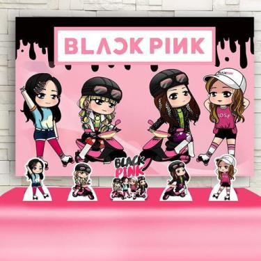 Imagem de Kit Festa Rubi Black pink Cute - IMPAKTO VISUAL