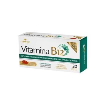 Imagem de Vitamina B12 - Com 30 Caps Softgel - La San-Day