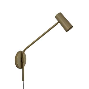 Imagem de Lustre Arandela Articulada Tubo Cilindro Dourada 105 - ILUMINAMUNDO