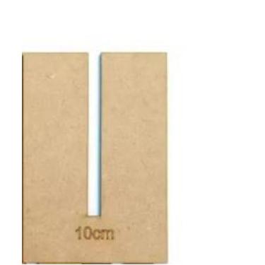 Imagem de Gabarito Molde Para Laços Kit Com 7 Peças Mdf Cru - AGV Criações