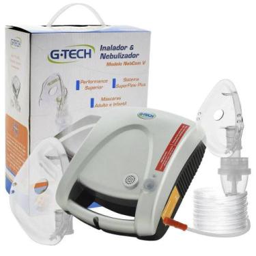 Imagem de Inalador Nebulizador NebCom Super Flow Plus - G-TECH