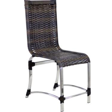 Imagem de Cadeira Haiti em Alumínio Fibra Sintética Para Cozinha, Piscina, e Edí