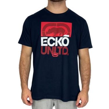 Imagem de Camiseta Ecko Unltd Marinho Navy, P, Marinho navy hipnose